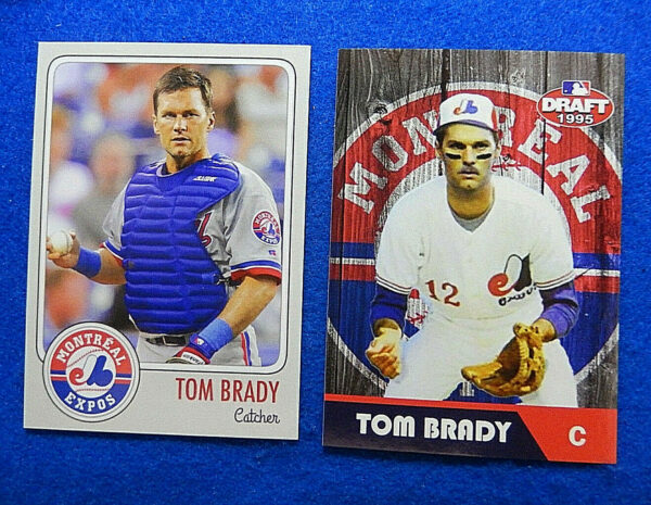 Tom Brady Montreal Expos cards