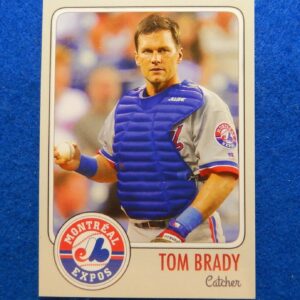 Tom Brady Montreal Expos card