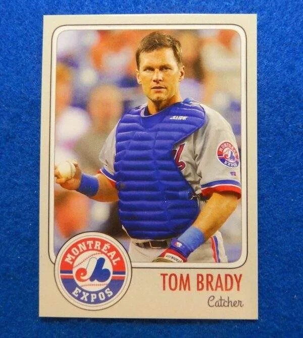 Tom Brady Montreal Expos card