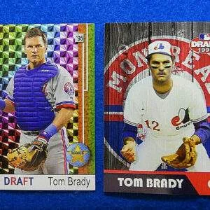 Tom Brady Montreal Expos cards