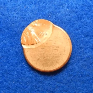 Off-Center 1990 Lincoln Cent Error Coin