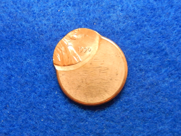 Off-Center 1990 Lincoln Cent Error Coin