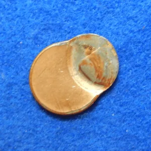 Lincoln cent off-center error coin