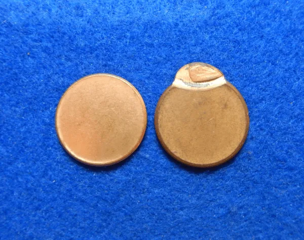 Lincoln Cent Off-Center Error & Blank Planchet