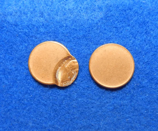 Lincoln Cent Off-Center Error & Blank Planchet