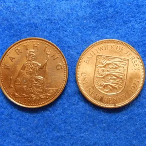 Great Britain Farthing Coin Lot
