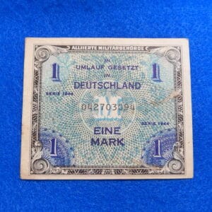 WW2 Allied Military Currency 1 Mark