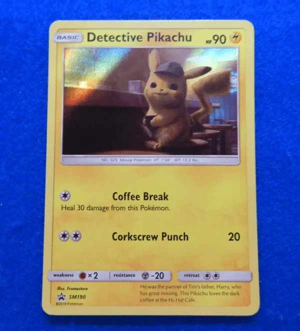 Detective Pokemon Black Star Holo Promo Card