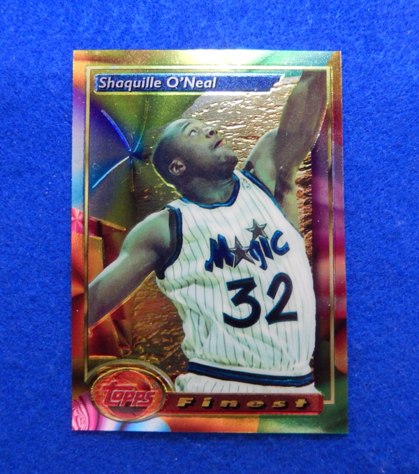 Shaquille O'Neal Topps Finest Basketball Card