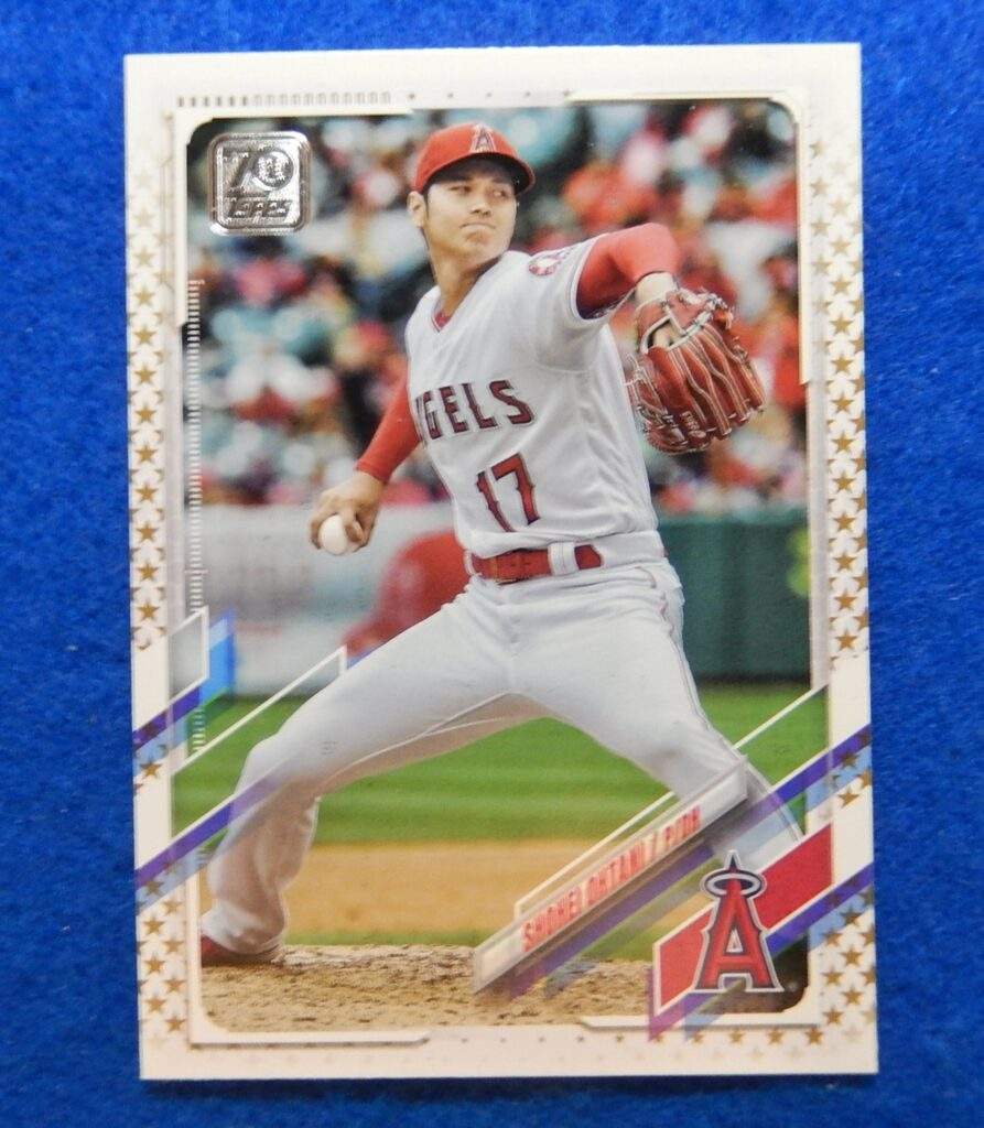 SHOHEI OHTANI 2021 Topps GOLD STAR Parallel Los Angeles 