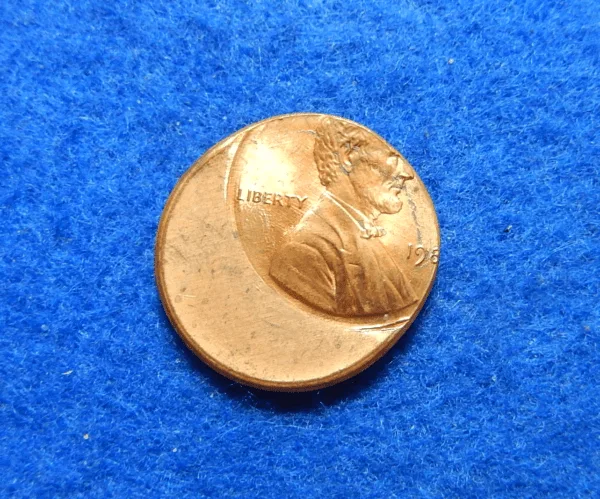 Off-Center Lincoln Cent Error