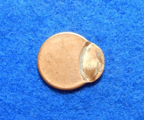 Off-Center Lincoln Cent Error