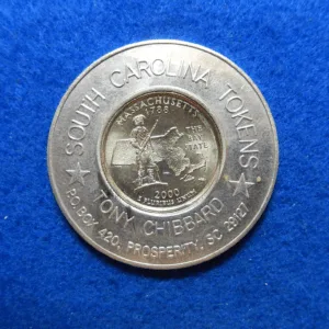 Encased 2000 Massachusetts Washington Quarter