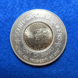 Encased 2000 New Hampshire Washington Quarter