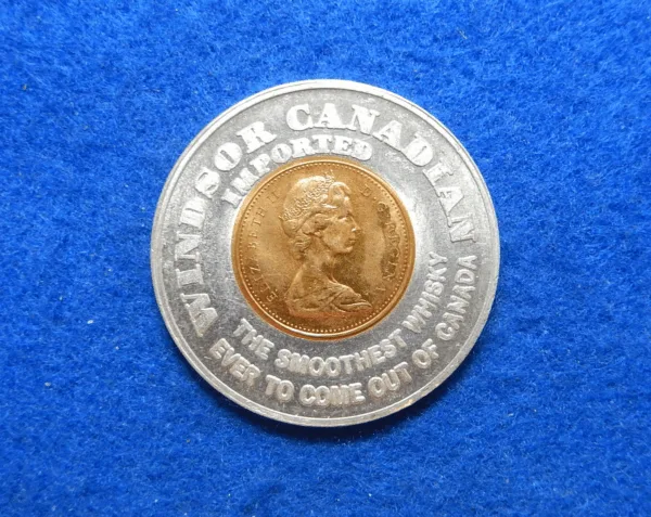Encased Canadian Cent