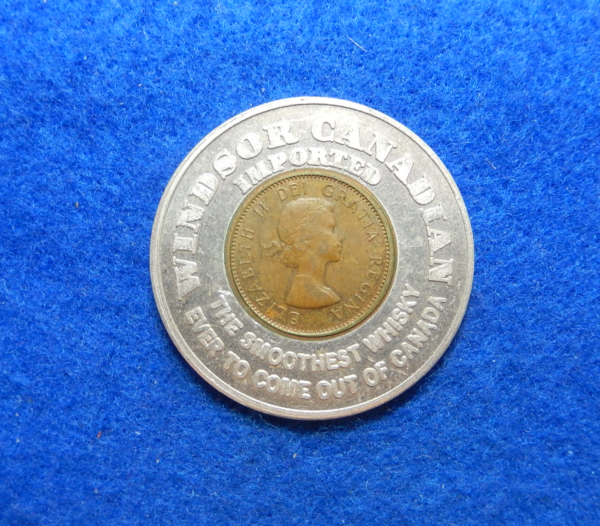 Encased Canadian Cent