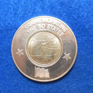 Encased 1999 Pennsylvania Washington Quarter