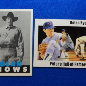 Nolan Ryan Custom Promo Baseball Cards