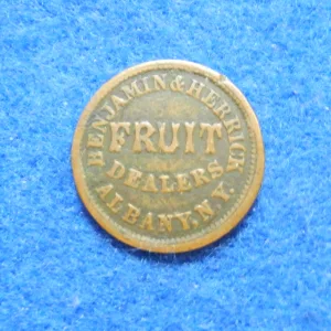 Civil War Token - Benjamin & Herrick