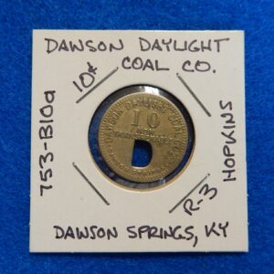 Coal Scrip Token - Dawson Daylight Coal