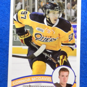 Connor McDavid custom hockey card