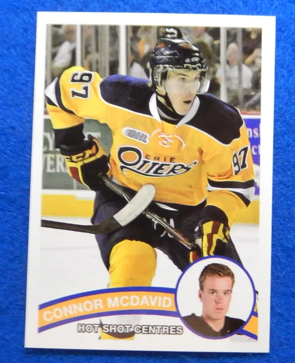 Connor McDavid custom hockey card