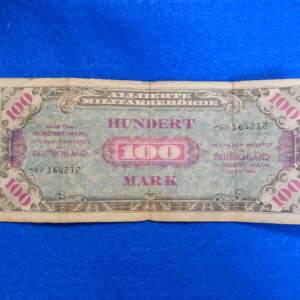 Allied Military Currency 100 German Mark