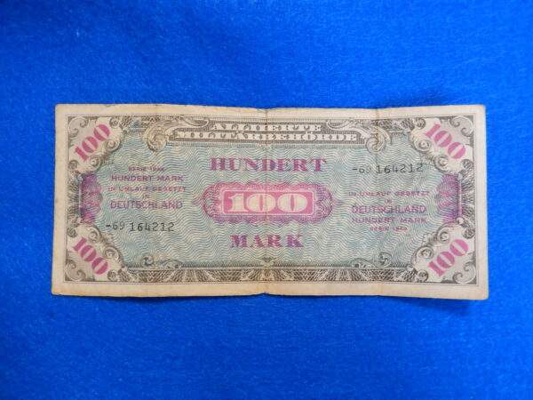 Allied Military Currency 100 German Mark