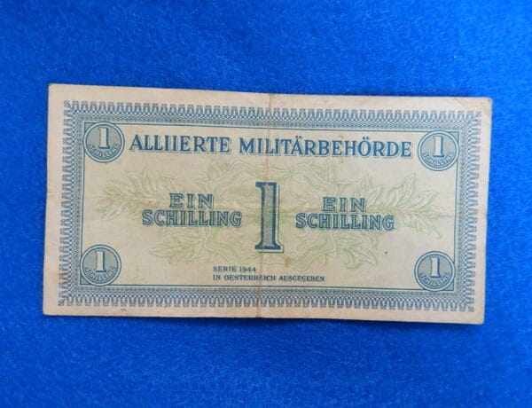 Allied Military Currency Austria 1 Schilling