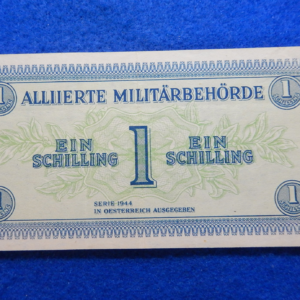 Allied Military Currency Austria 1 Schilling