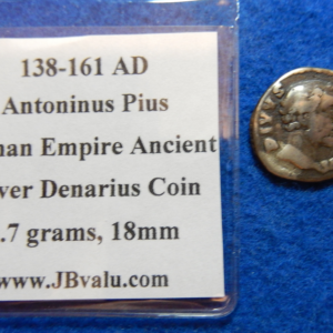 Antoninus Pius Roman Empire Ancient Silver Coin