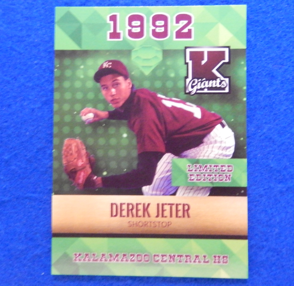Derek Jeter Custom High School Rookie Card