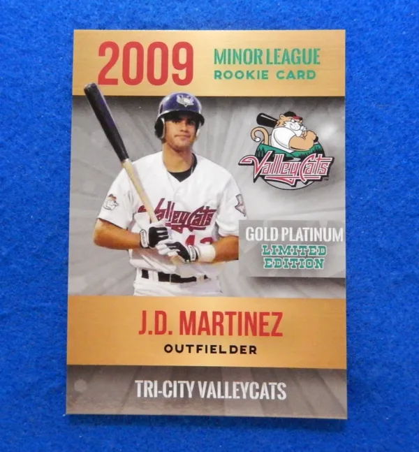 J.D. Martinez Custom Minor League Rookie Card