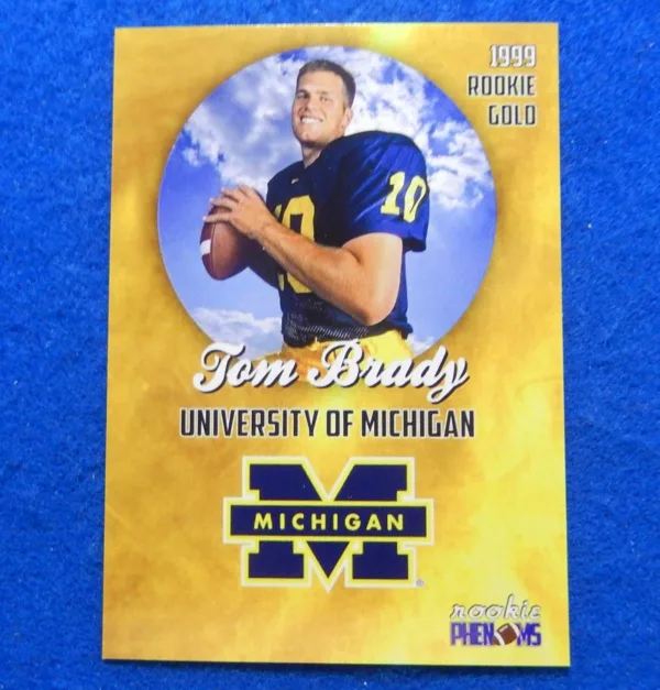 Tom Brady Michigan Wolverines Rookie Card