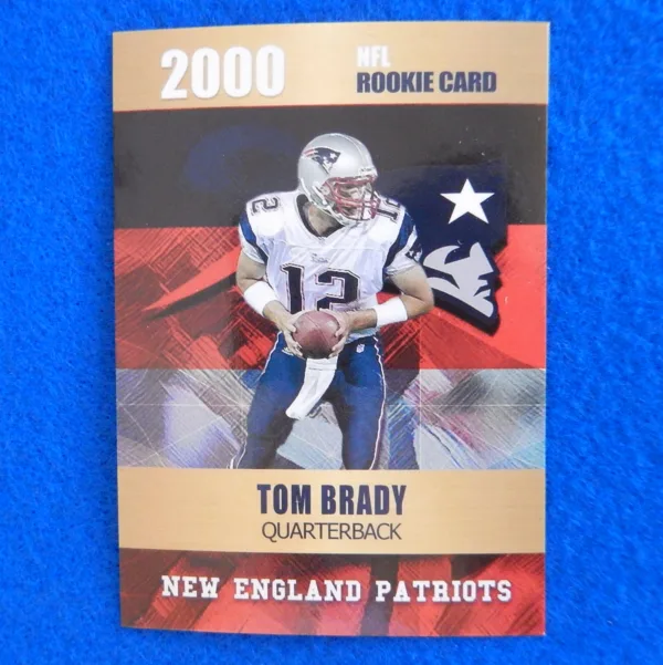 Tom Brady NFL Custom Rookie Card