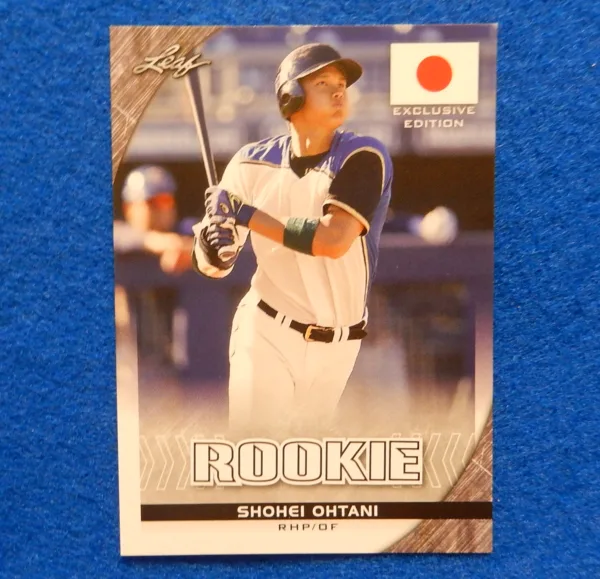 Shohei Ohtani Leaf Rookie Baseball Card