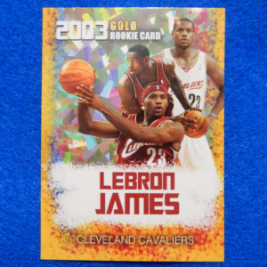 Lebron James Custom NBA Rookie Basketball Card