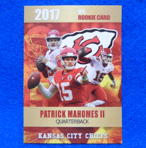 Patrick Mahomes Kansas City Chiefs Custom Card