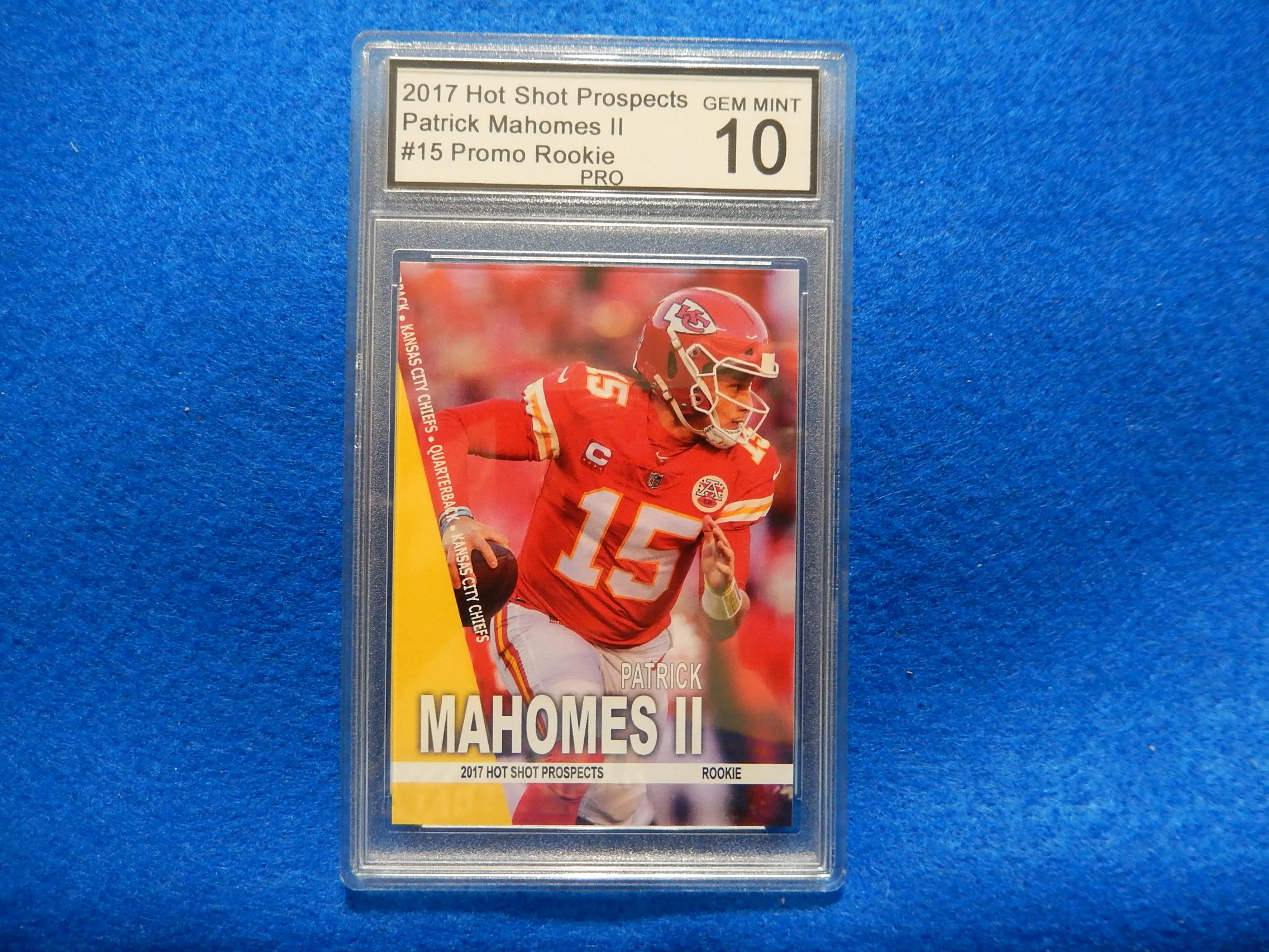 Patrick Mahomes Graded Rookie Card