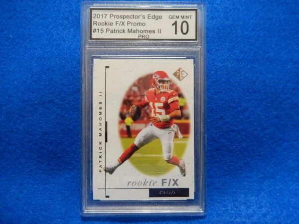 Patrick Mahomes Graded Rookie Card