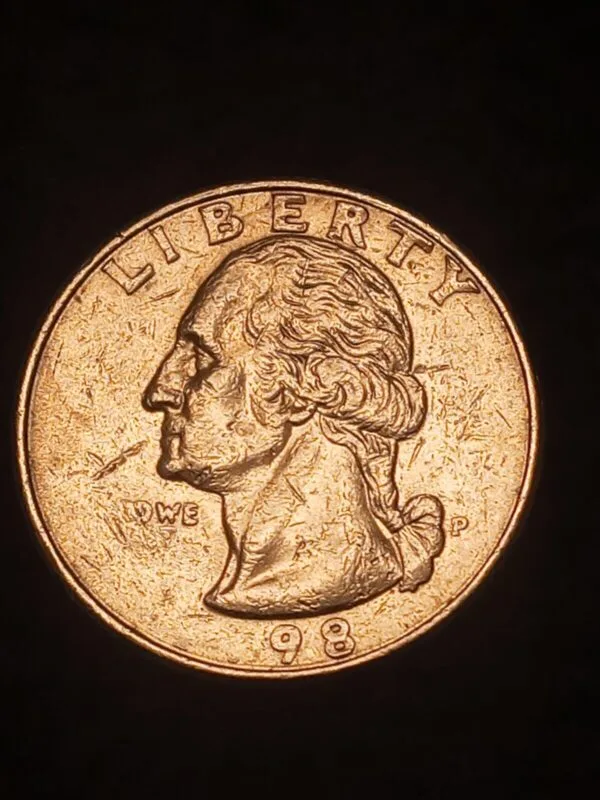 1998 Washington Quarter Error Coin