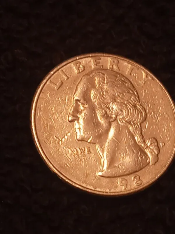 1998 Washington Quarter Error Coin