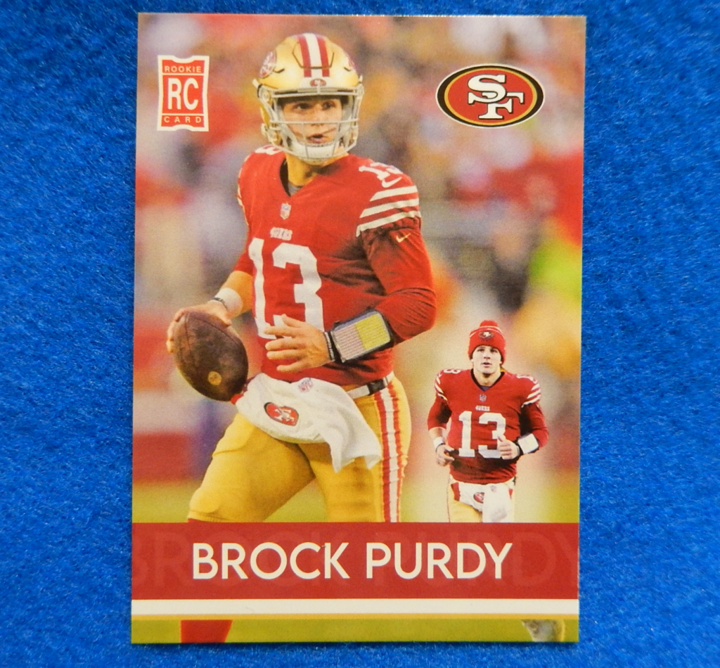 BROCK PURDY ROOKIE Football Card,Prospector's Edge, San Francisco 49ers,  NM 