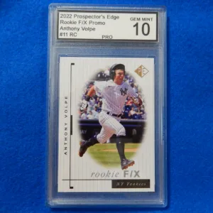 Anthony Volpe Graded Rookie Baseball Card