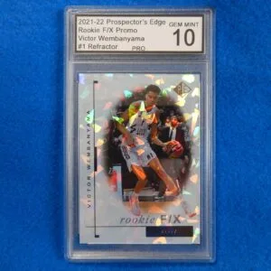 Victor Wembanyama Graded Refractor Rookie Basketball Card