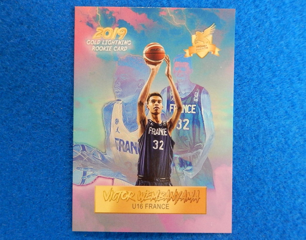 2019 VICTOR WEMBANYAMA Exclusive CUSTOM MADE Basketball Novelty Rookie  Cards Euro Cup and U16 France - Projected #1 Pick in 2023 NBA Draft