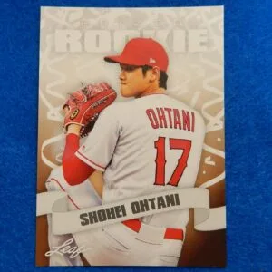 Shohei Ohtani Leaf Prized Rookie Baseball Card