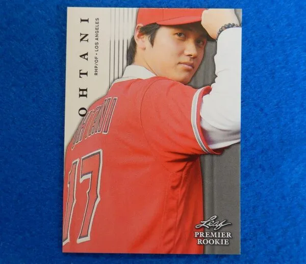 Shohei Ohtani Leaf Premier Rookie Baseball Card