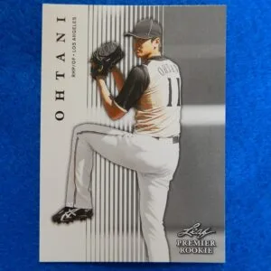 Shohei Ohtani Leaf Premier Rookie Baseball Card