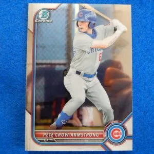 Pete Crow-Armstrong Bowman Chrome Rookie Card